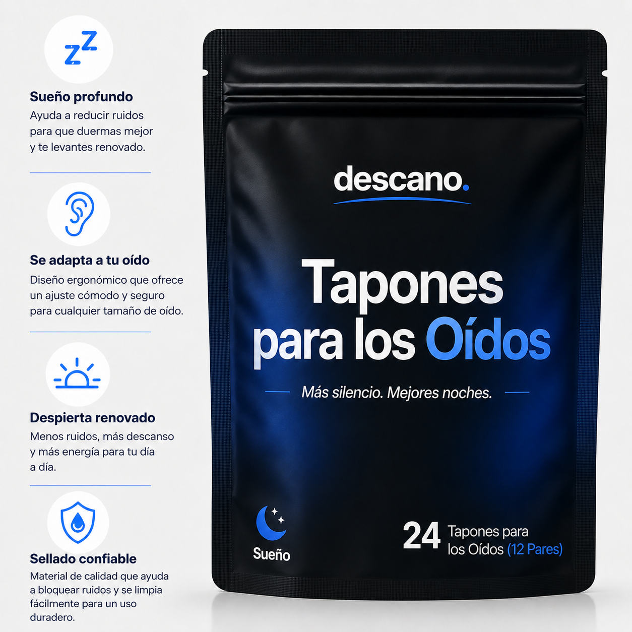 Descano Tapones Premium
