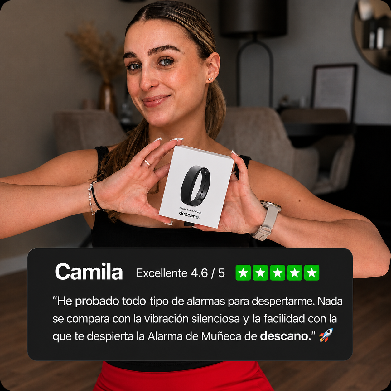 Pulsera Alarma por Vibración Descano