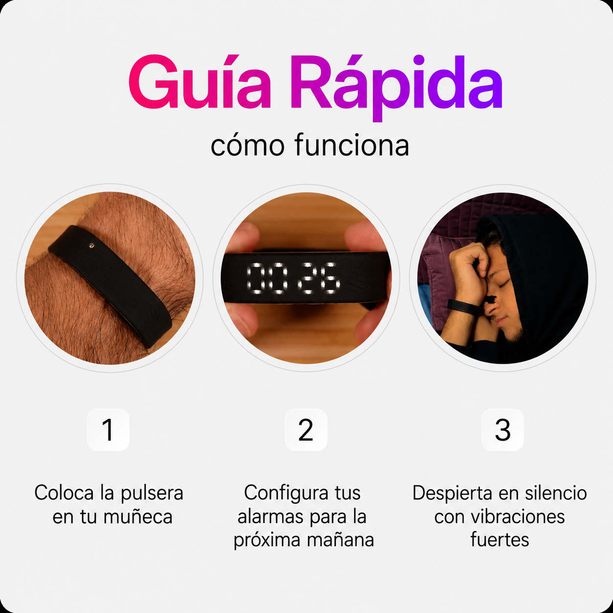Pulsera Despertador Silenciosa
