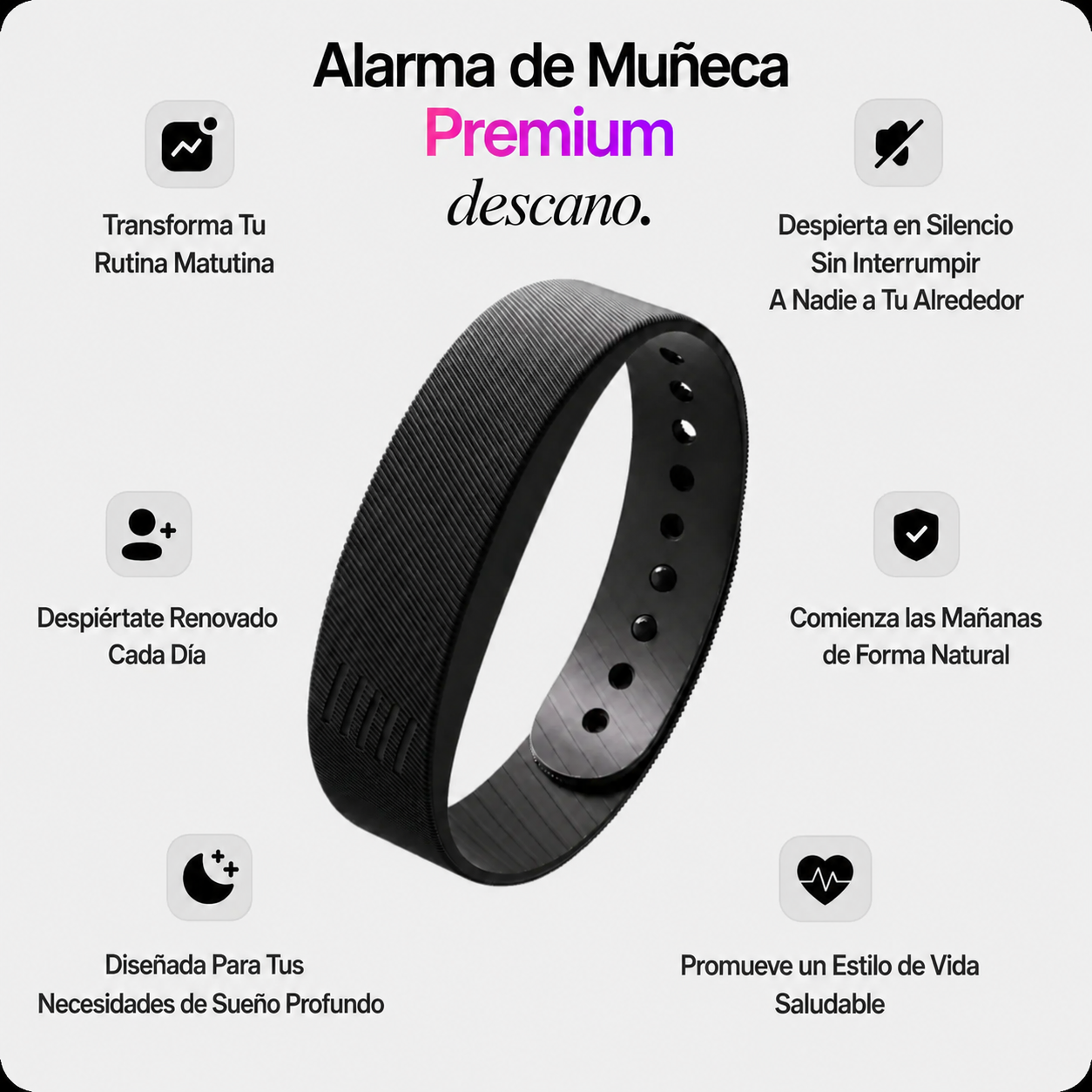 Pulsera Alarma por Vibración Descano