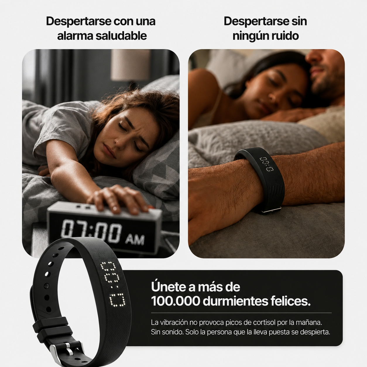 Pulsera Alarma por Vibración Descano