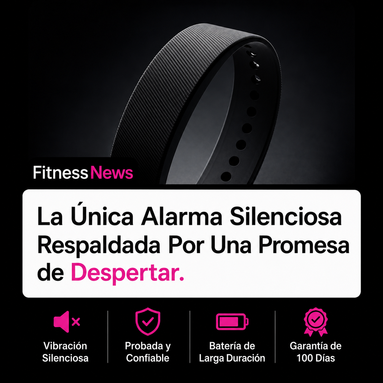 Pulsera Alarma por Vibración Descano